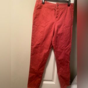 Brand new women high waisted reddish jeans